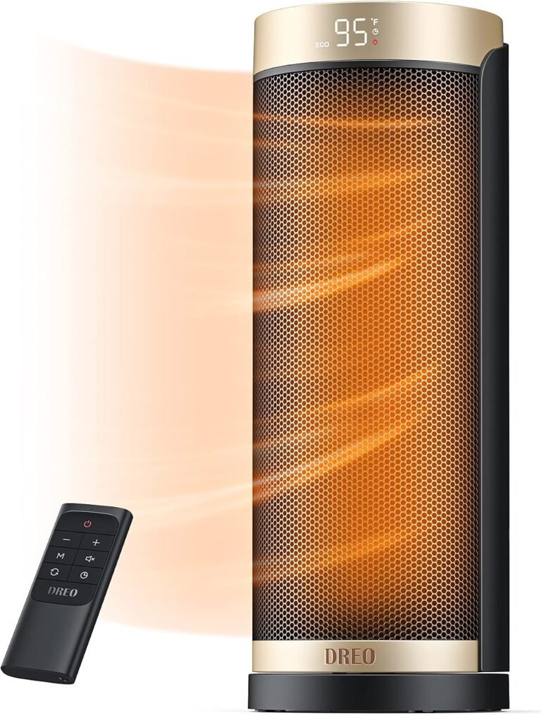 DREO Space Heaters for Indoor Use with Thermostat, 1500W Electric Heaters