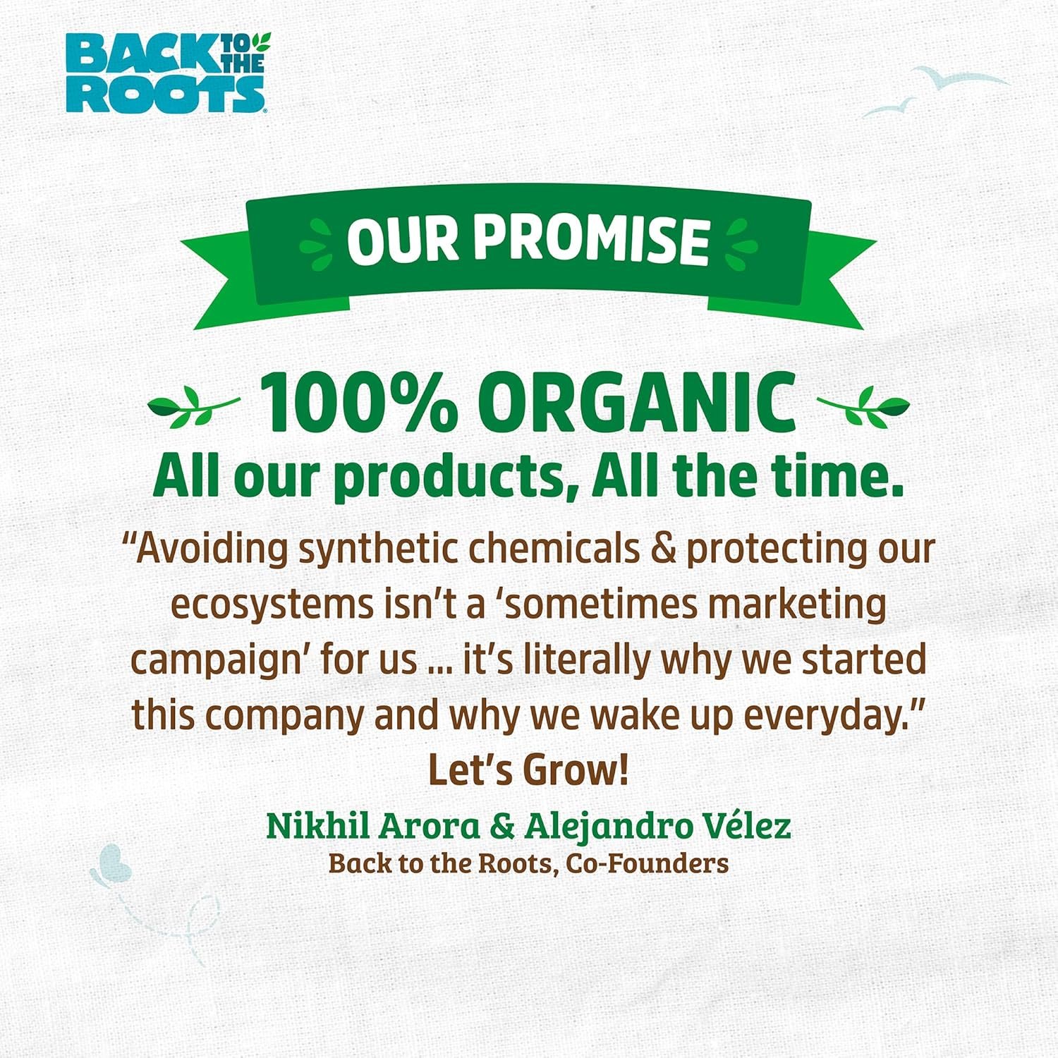 Back to the Roots 3-in-1 Seed Starting Mix 6 Quarts, 100% Organic & USA Made for Herbs, Veggies, Flowers, w/Nutrient Rich Plant Food, Worm-Castings, & Moisture Controlling Yucca Brown - Image 3