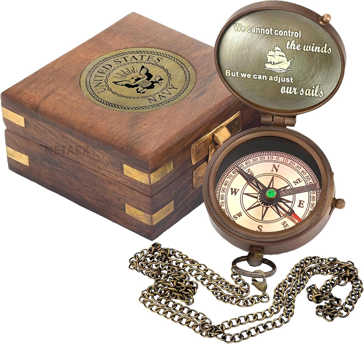 Compass - Gift for Army, Navy, Marine Corps, Baptism, Easter, Birthday, Fathers Day, Graduation, Wedding - Image 3