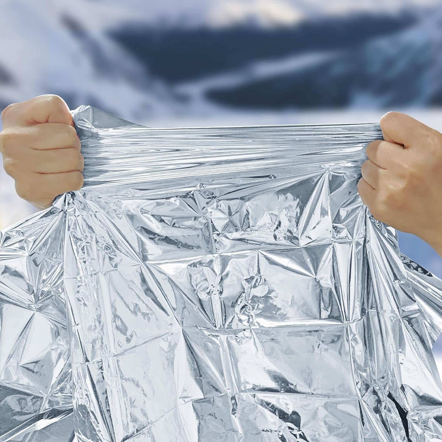 Emergency Mylar Thermal Blankets,Space Blanket Survival kit Camping Blanket, Perfect for Outdoors, Hiking, Survival, Bug Out Bag,Marathons or First Aid - Image 6