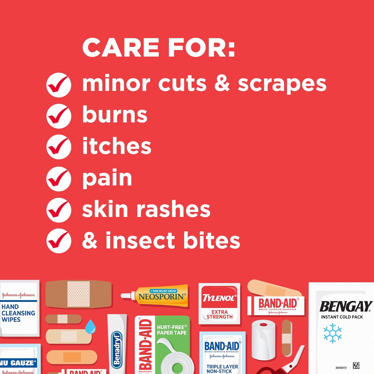 BAND-AID Brand All-Purpose Portable Compact First Aid Kit, 160 Piece - Image 6