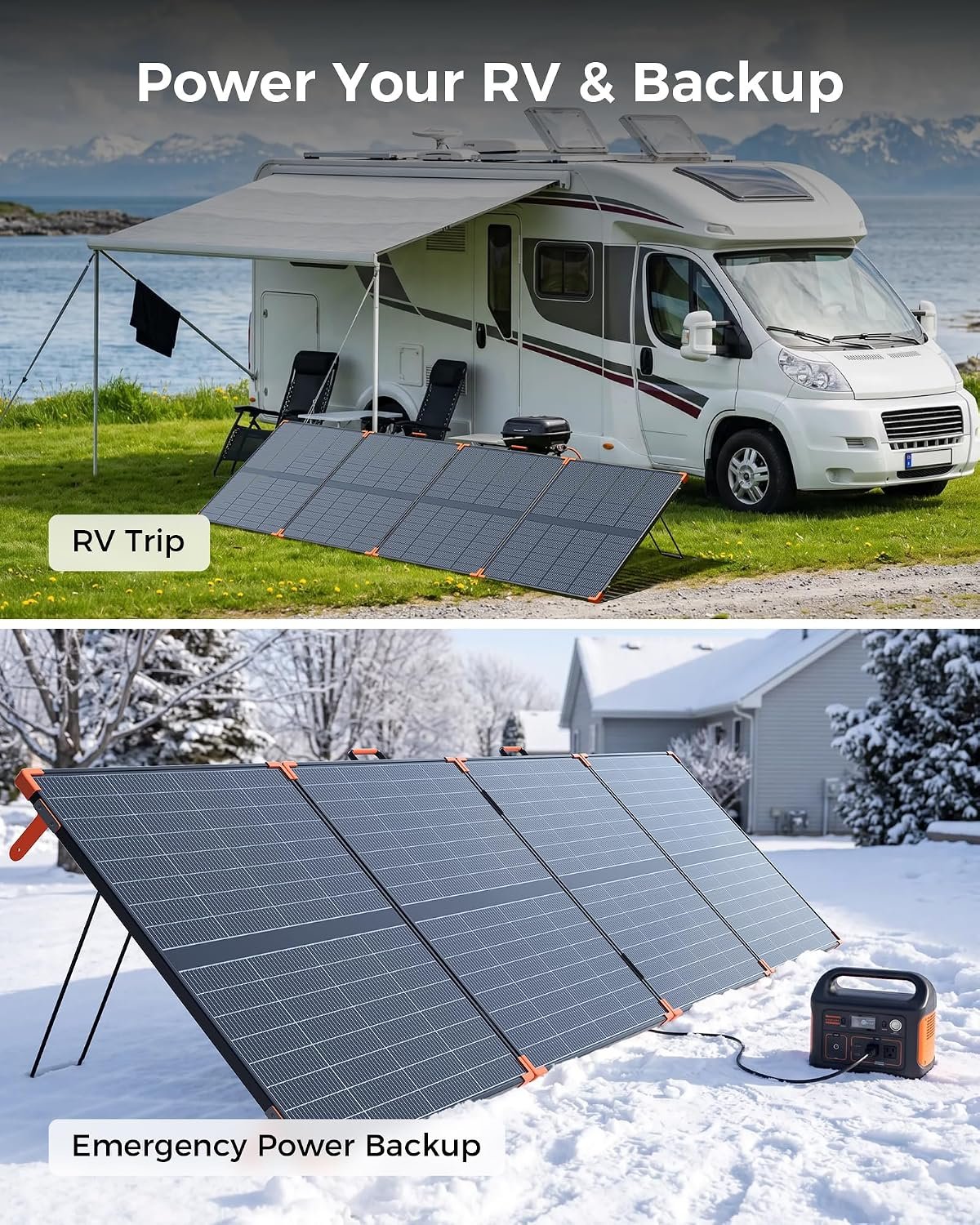ZOUPW 450W PRO Bifacial Portable Solar Panel N-Type 16BB for Power Station - Image 9