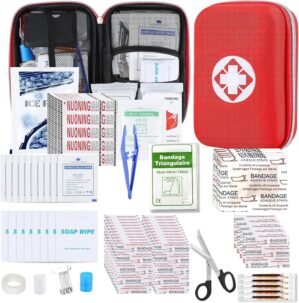 First Aid Kit 276PCS Car Home Campi...