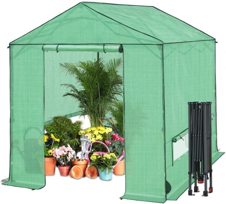 8x8 Pop Up Greenhouse,Portable Green House Kit, Green