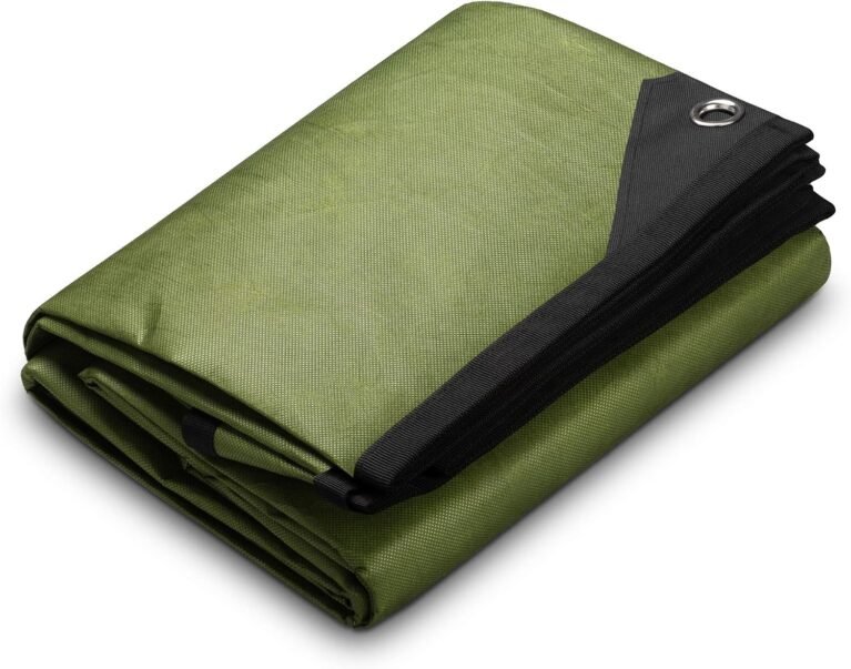 Arcturus XL Heavy Duty Survival Blanket – Insulated Reflective Thermal Camping Tarp - 8.5 FT x 12 FT (Olive Green)