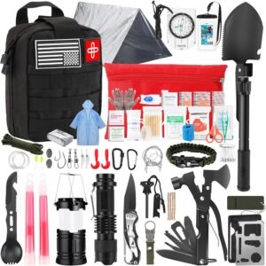 260Pcs Emergency Survival Kit, Full...
