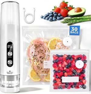 Compact Handheld Food Vacuum Sealer...