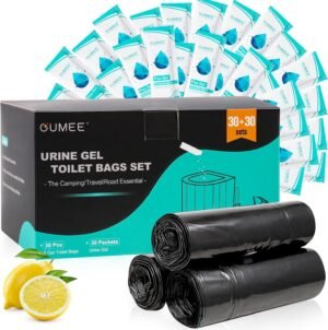 OUMEE Lemon 30 Portable Toilet Bags...