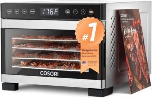 Cosori Food Dehydrator, 5 Stainless...