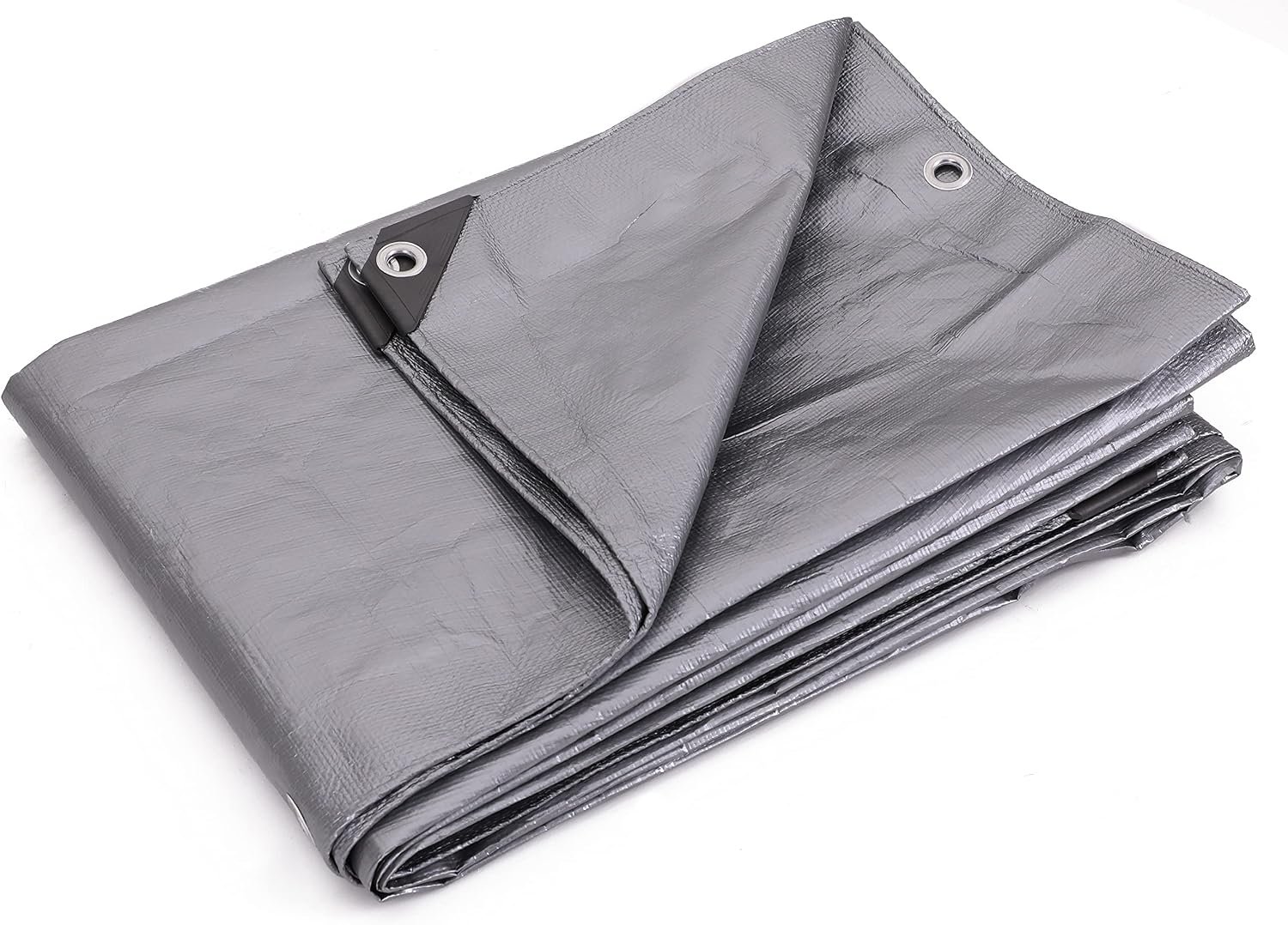 KOTAP 12x25 ft Heavy-Duty Silver Tarp, 11-mil, Waterproof, TRS-1225 - Image 2