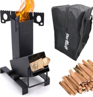 Collapsible Rocket Stove by StarBlu...