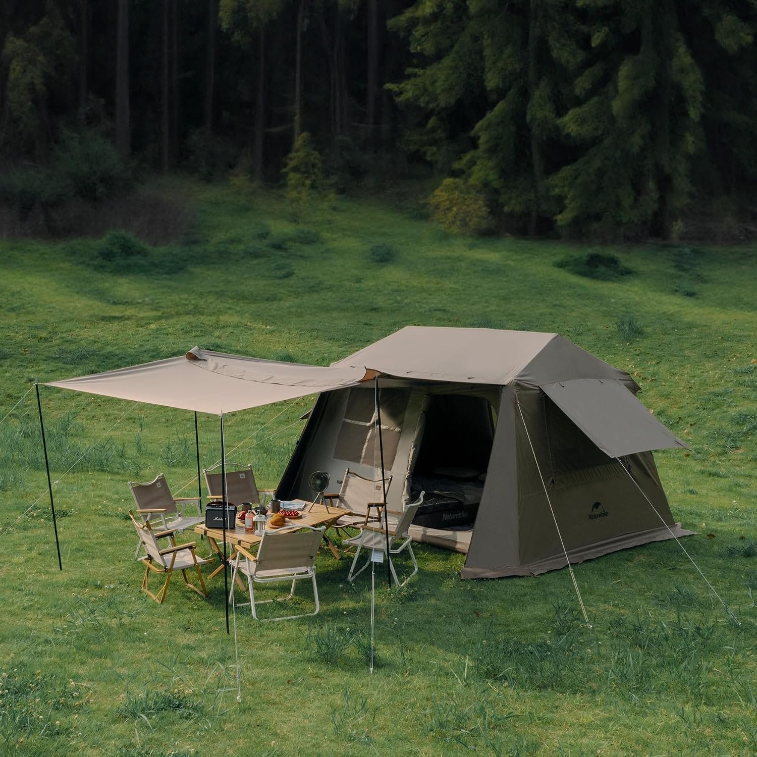 Naturehike Village Instant Tent, 4 Person 8 Person Camping Tent with Full Rainfly, Waterproof Large Cabin Tents for Car Camping - Image 9
