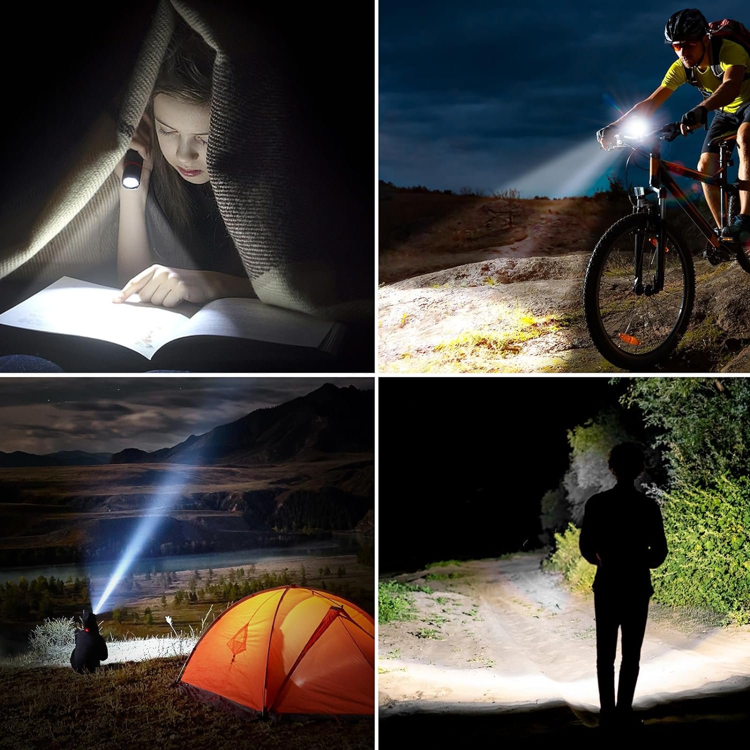 Blukar Rechargeable Flashlight, Super Bright Adjustable Focus Flashlights - Image 7