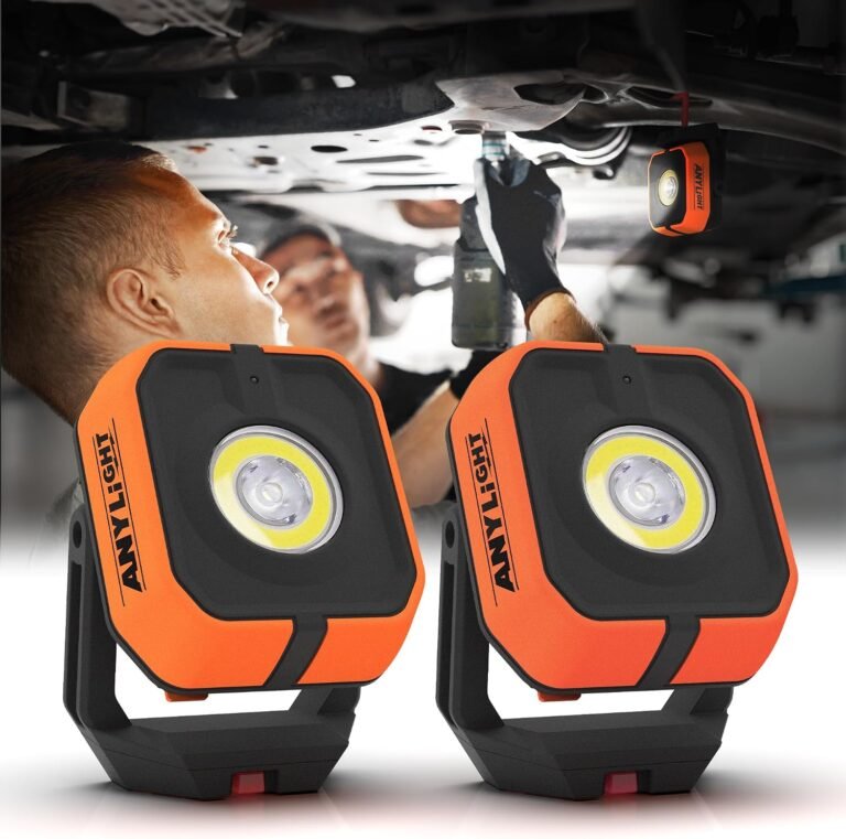 Work Light, Magnetic Rechargeable Light with 4 Modes, 150°Rotation