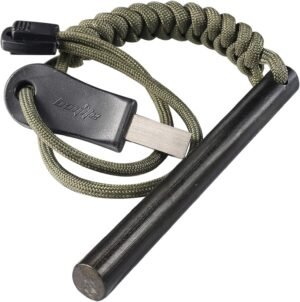 4″ Survival Ferro Rod Drilled...