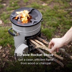 EcoZoom Rocket Stove, Dual Fuel Woo...