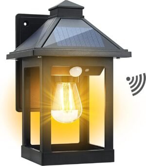 CYHKEE Solar Wall Lanterns Outdoor ...