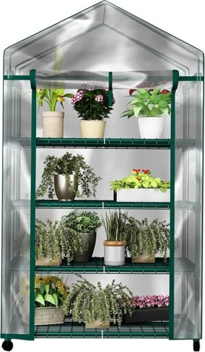 4 Tier Mini Greenhouse – Port...