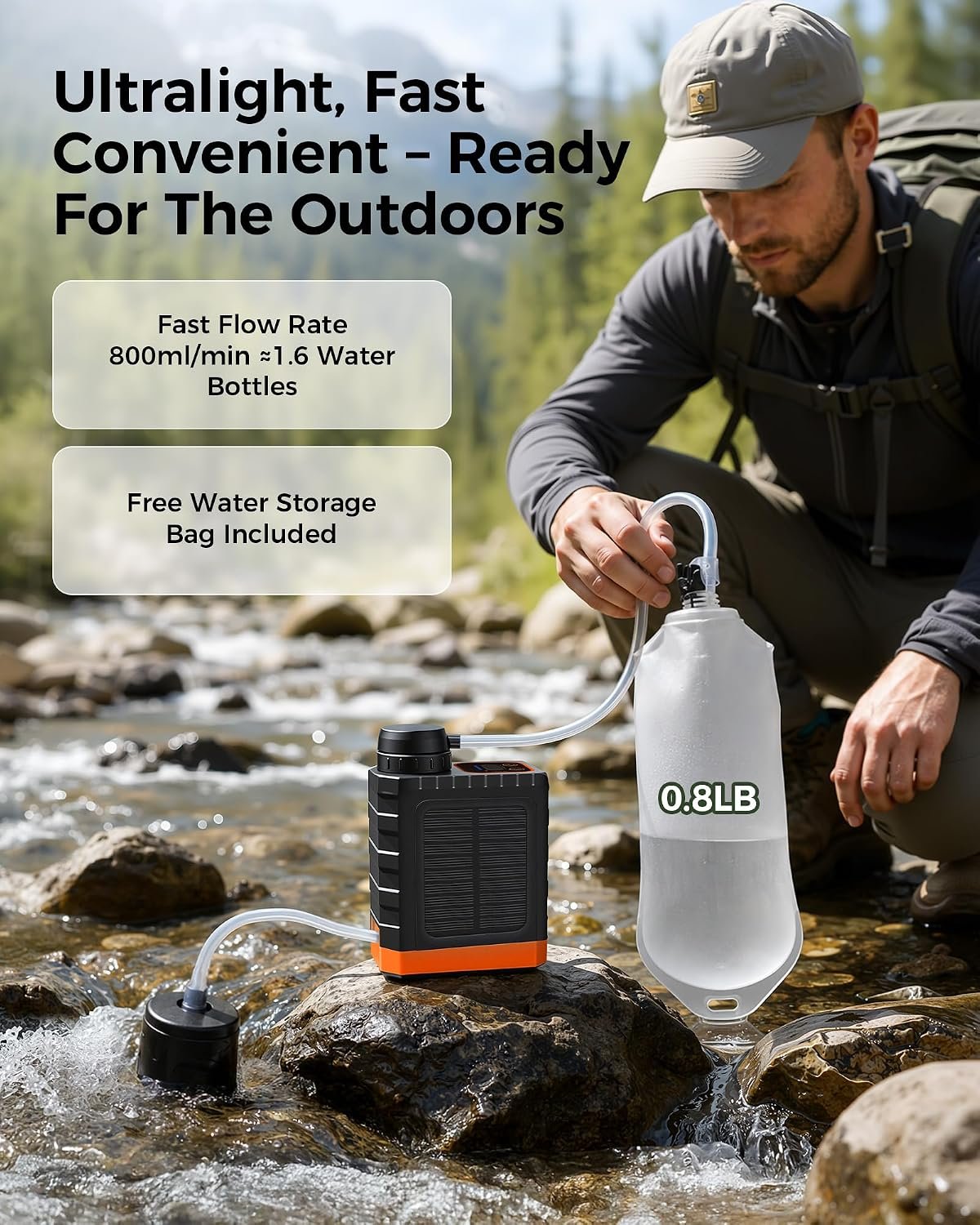 3-in-1 Portable Electric Water Filter for Survival Kit & Emergency - Image 4