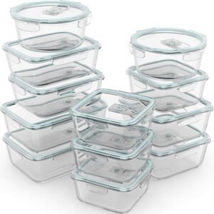 Razab 24 Pc Airtight Glass Food Sto...