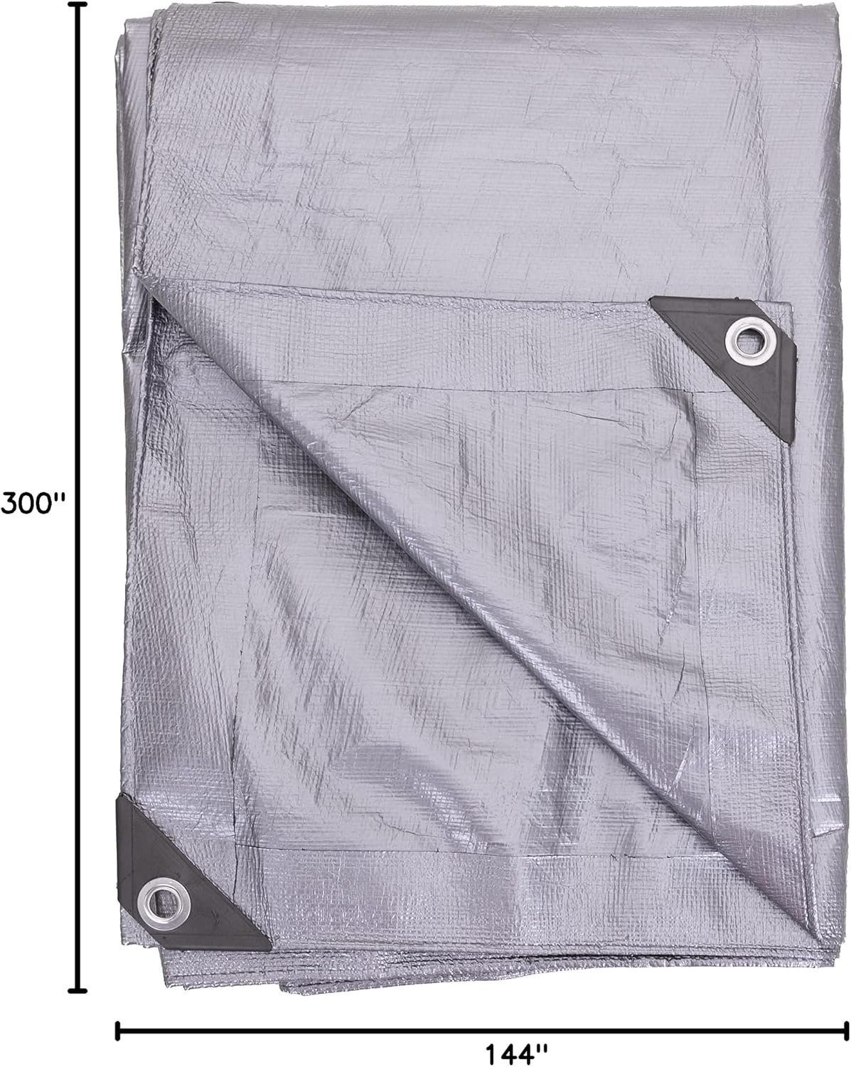 KOTAP 12x25 ft Heavy-Duty Silver Tarp, 11-mil, Waterproof, TRS-1225 - Image 10