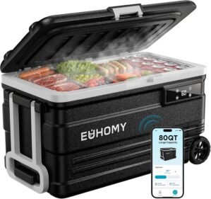 EUHOMY 80QT Portable Electric Coole...