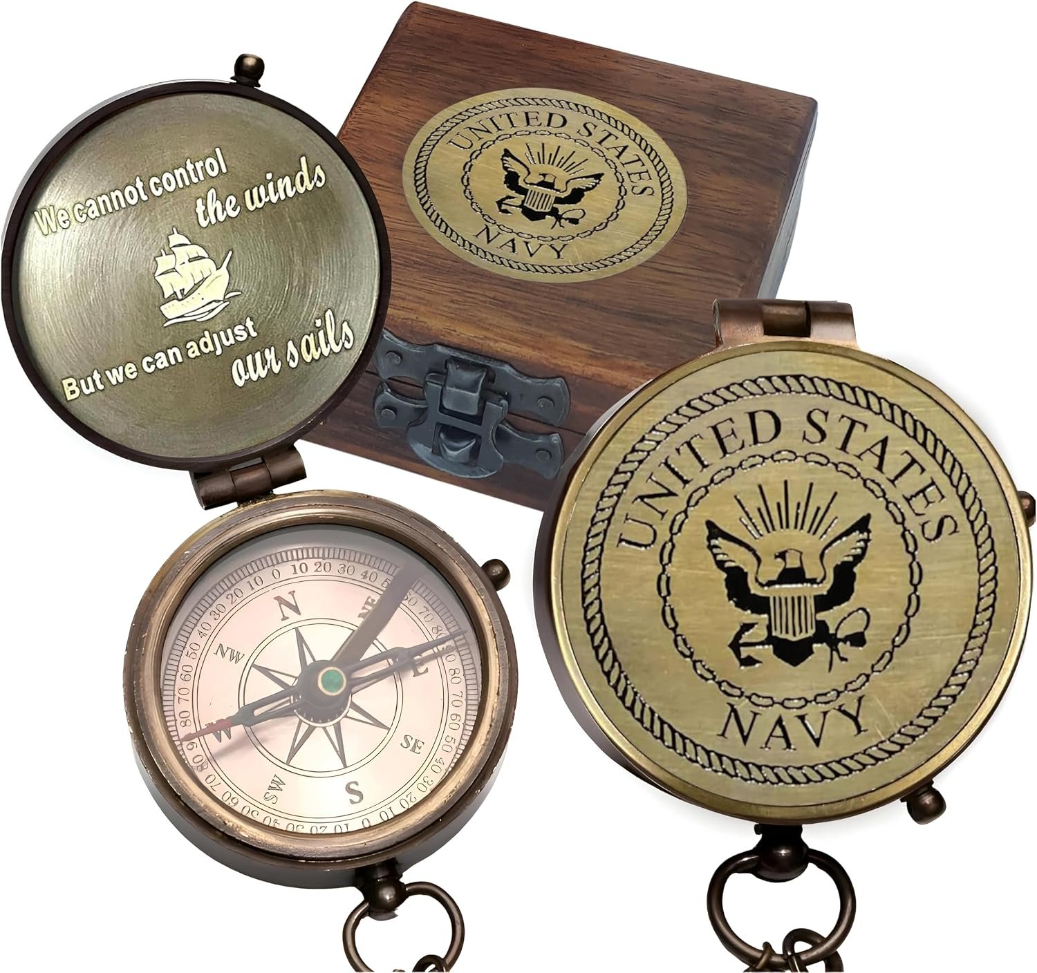 Compass - Gift for Army, Navy, Marine Corps, Baptism, Easter, Birthday, Fathers Day, Graduation, Wedding - Image 2
