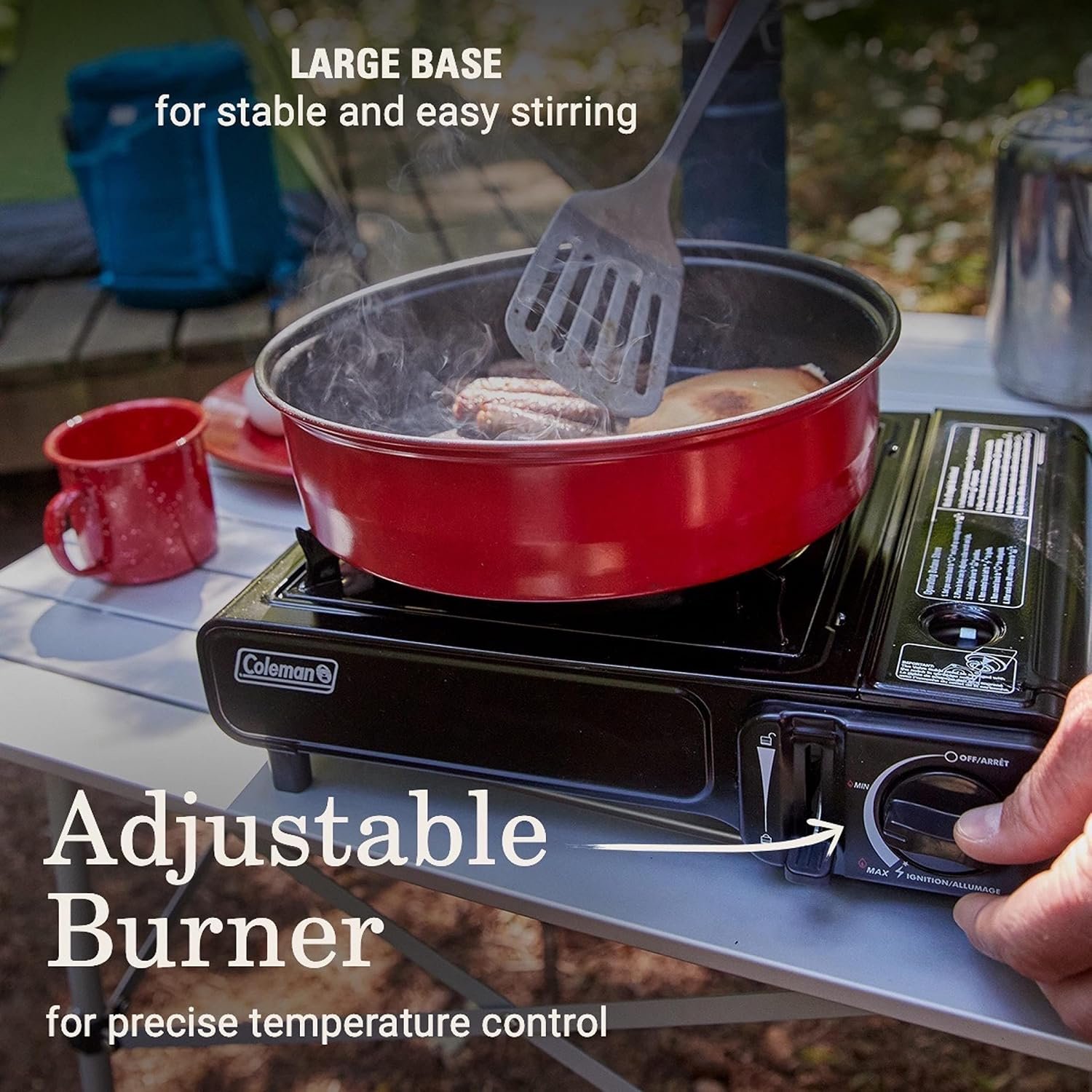 Coleman Classic 1-Burner Butane Stove, Portable with Carry Case - Image 3