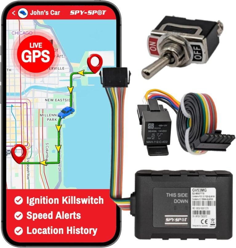 SPY SPOT GV53MG 4G LTE Hardwired GPS Tracker with Kill Switch