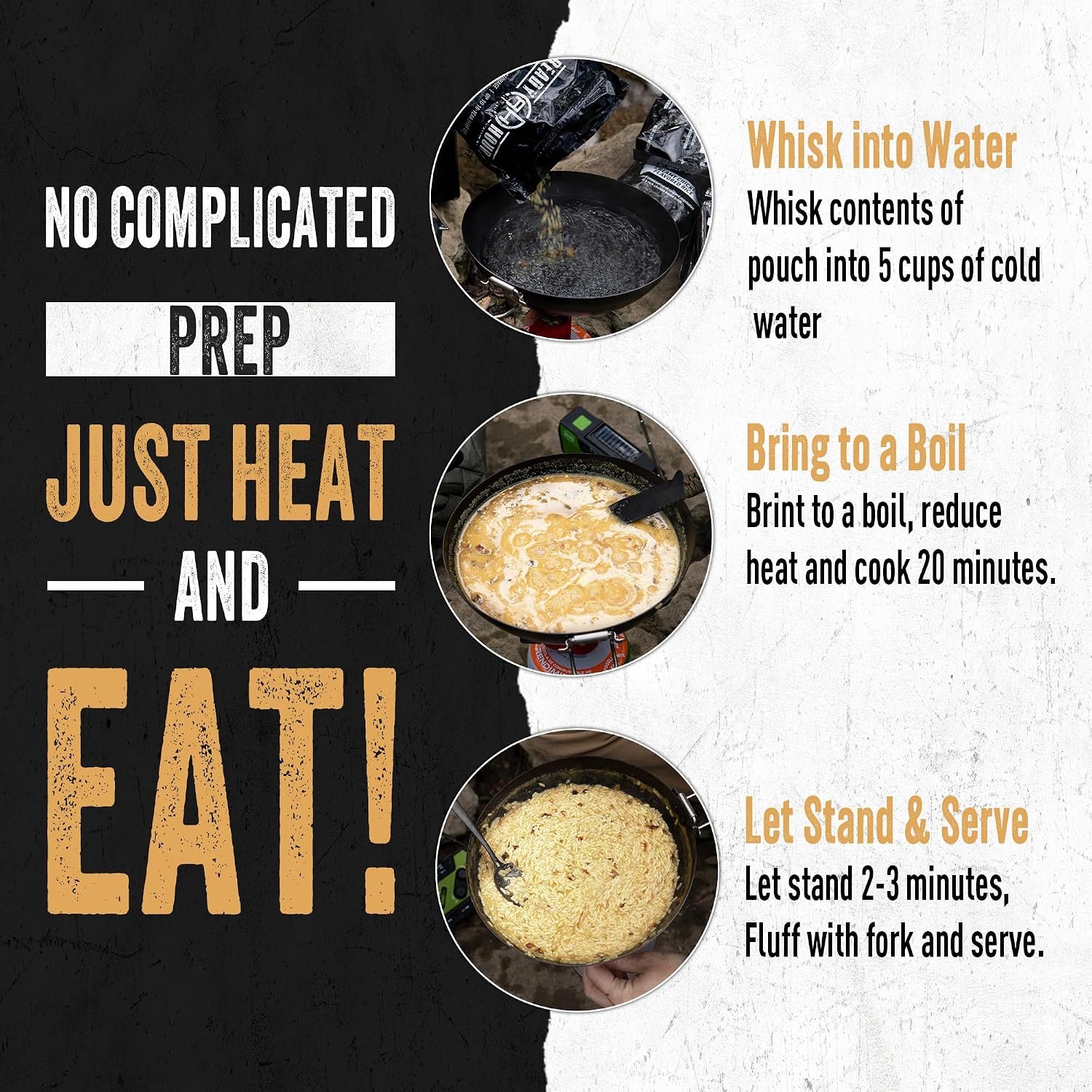 Ready Hour 72-Hour Emergency Food Kit Sample - Survival Meals Variety Pack for Disaster Prep, Freeze-Dried/Dehydrated Camping Food, Bug Out Bag MRE Alternative, Preparedness & Power Outage Supplies - Image 5