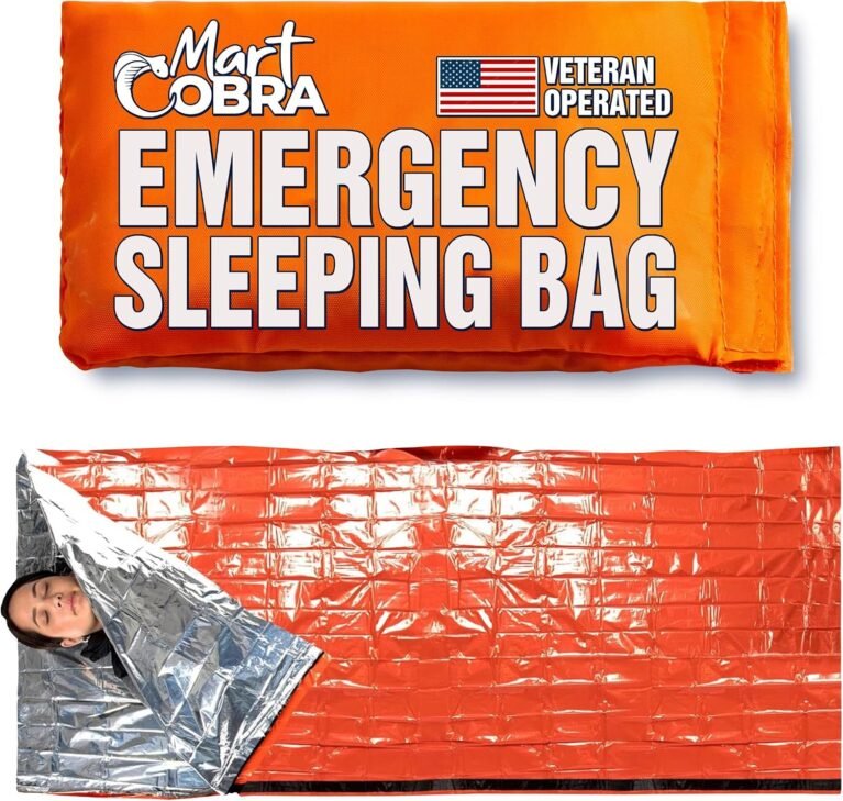Emergency Sleeping Bag Mylar Bivy Sack Thermal Heat Survival Gear &Supplies