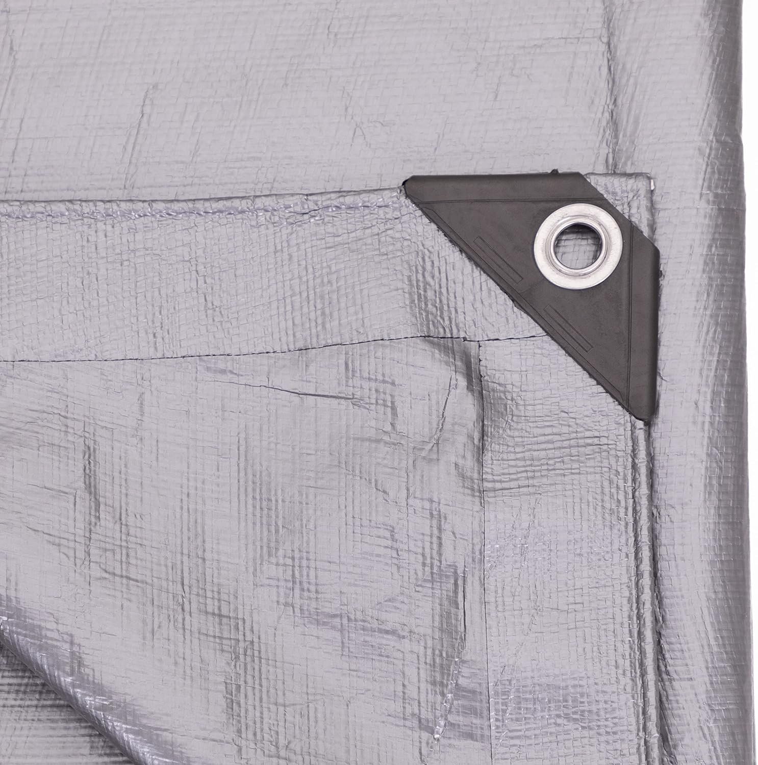 KOTAP 12x25 ft Heavy-Duty Silver Tarp, 11-mil, Waterproof, TRS-1225 - Image 5