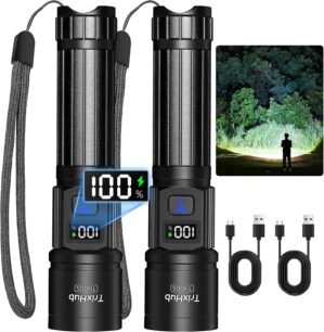 TrixHub Rechargeable Flashlights 2 ...