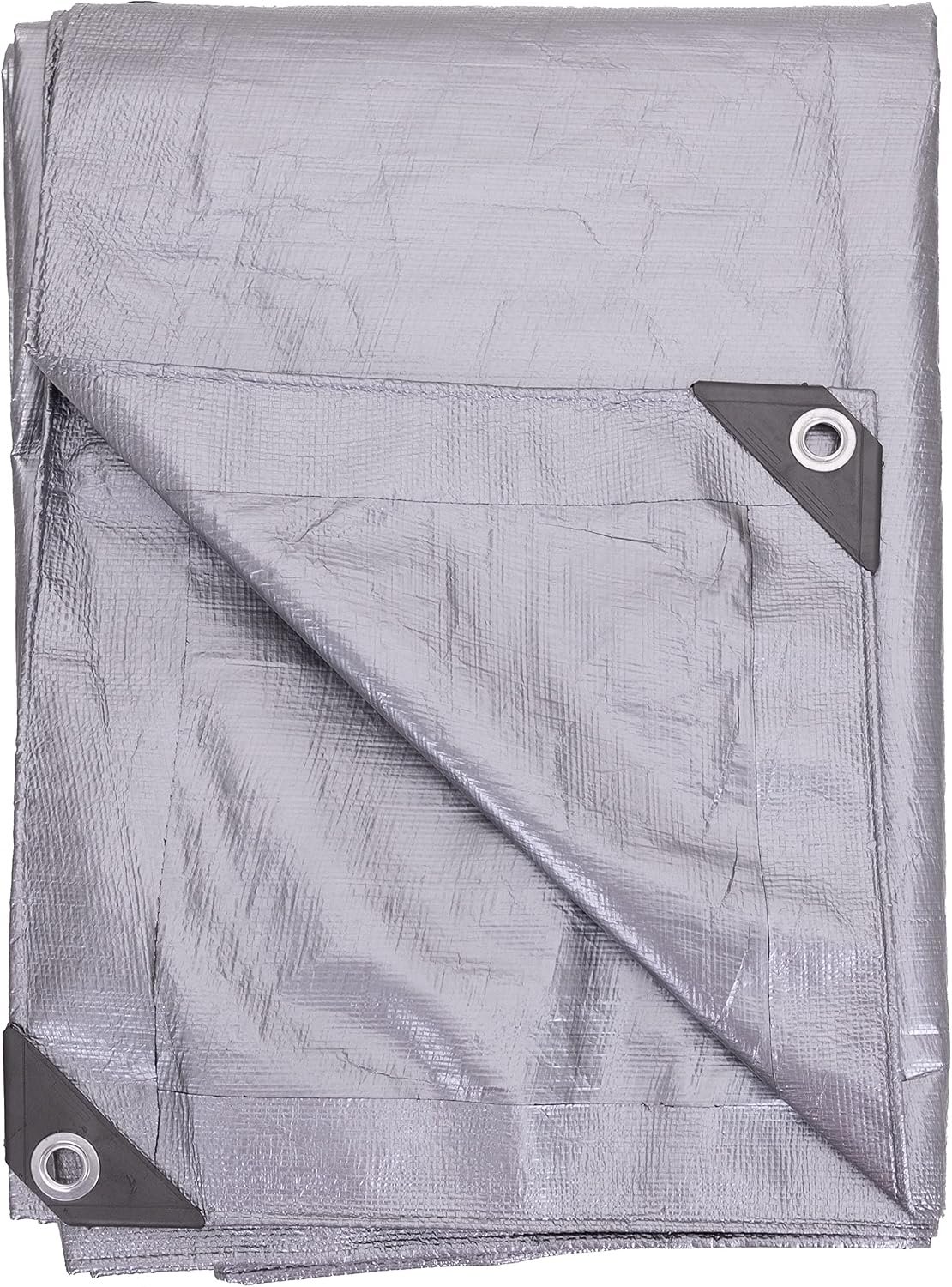 KOTAP 12x25 ft Heavy-Duty Silver Tarp, 11-mil, Waterproof, TRS-1225 - Image 6