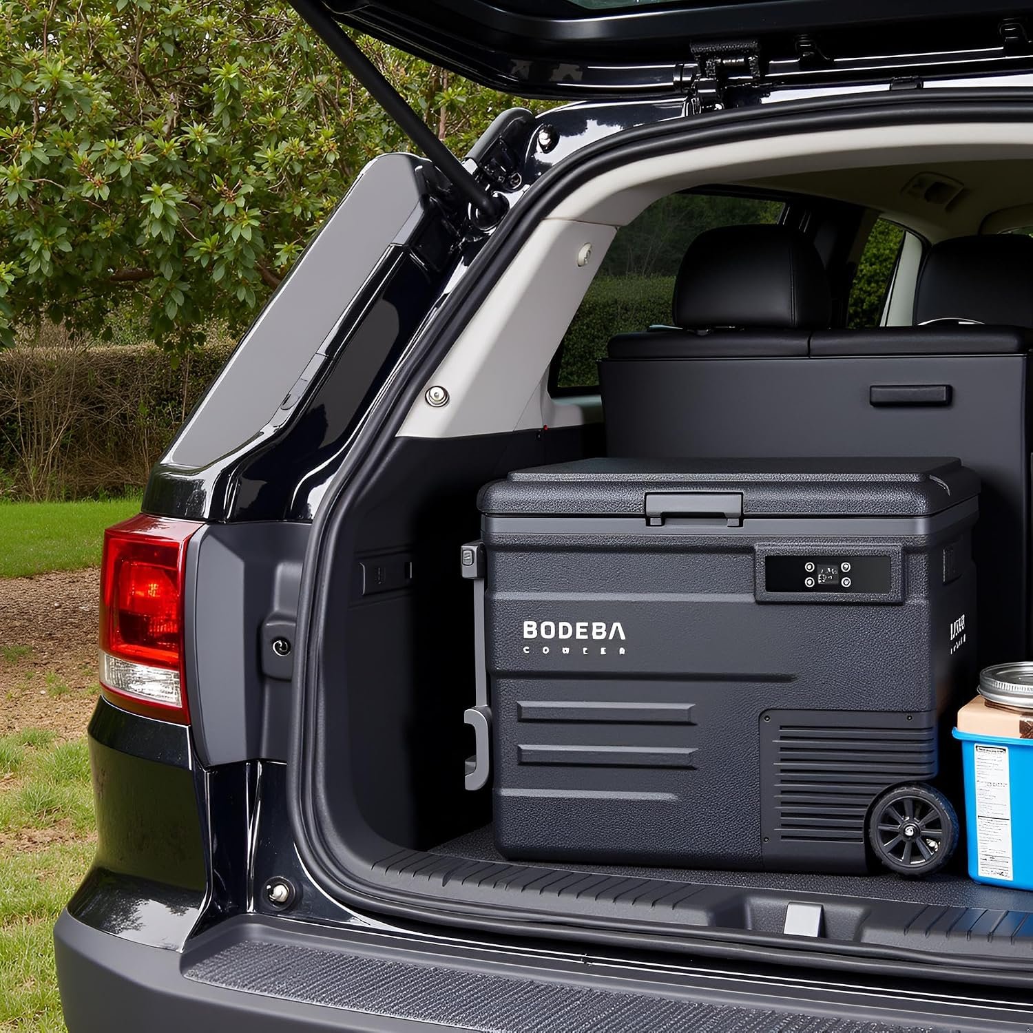 BODEGACOOLER 12 Volt Car Refrigerator,68Quart(65L) Camping Fridge,RV Portable Freezer Single Zone,with APP Control,-4℉-68℉ Car Cooler,12/24V DC and 100-240V AC,for Travel,Truck,Outdoor,Vehicles - Image 2