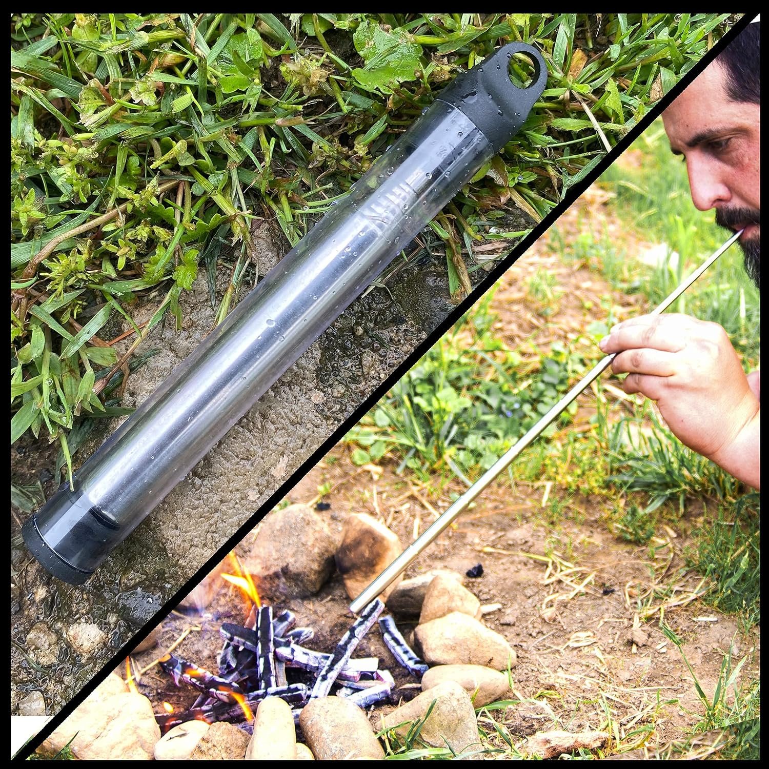 WEYLAND Bushcraft Fire Starting Kit - Ferro Rod & Magnesium Fire Starter - Image 6
