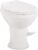 Dometic Model 400 Essential RV Toilet – Round Lightweight Plastic Bowl, Universal Fit & 2-Bolt Mount, 18″ Chair Height Residential Style, Gravity Flush Toilet with Soft-Close Seat, White (9610008275)