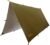 Texas Bushcraft Emergency Camping Tarp, Waterproof 10×10 Emergency Shelter for Backpacking and Hiking, 70D Ripstop Nylon Survival Tarp with Reflective Aluminized Polymer and Loop Ties with Grommets