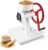 VEVOR Manual Grain Mill with Flywheel, Hand-Crank Corn Grinder, Heavy-Duty Carbon Steel Wheat Grinding Mill with Adjustable Fineness & 0.53 Gallon Hopper for Grains Spices Coffee Beans Nuts