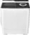COSTWAY Portable Washing Machine, Twin Tub 26 Lbs Capacity, 18 Lbs Washer and 8 Lbs Spinner, Compact Washer with Control Knobs, Timer Function, Drain Pump, Laundry washer for Apartment RV, Grey