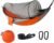 Camping Hammock with Mosquito Net – Double & Single Portable Hammocks with 2 Tree Straps, Lightweight Hammock Tent for Outdoor Camping, Hiking, Backpacking, Beach & Backyard (Orange)