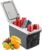 11L/Quart Electric Cooler & Warmer – Portable Car Refrigerator 12 Volt DC Car Fridge with Dual-Temp Control Car Fridge 12V Refrigerator for Camping, Travel & Road Trips,RV, Boat