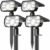 NYMPHY Solar Lights Outdoor Waterproof – 4 Pack (Cool White)