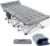 Slsy Folding Camping Cot for Adults with Mat & Carry Bag, 28in Wide, 880LBS