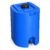 WaterPrepared 55 Gallon Unique Stackable Utility Water Tank, Blue