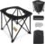 15.6” Portable Toilet for Camping, Ultralight Foldable Camping Toilet 2-Second Setup, 350LBS Portable Potty for Adults, Compact for Camping, Hiking, RV Travel, Trucker, Fishing, Beach, Outdoor Use