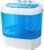 SUPER DEAL Small Portable Washing Machine 9.9lb Mini Compact Washer Twin Tub Laundry Machine Top Load Spinning and Washing Combo 6.57 FT Inlet Gravity Drain Hose