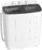 Greenvelly Portable Washing Machine, 25lbs Twin Tub Washer and Spinner Combo, Semi‑Automatic 14.3lbs Wash & 11lbs Spin Mini Compact Laundry Machine for Dorms, Apartments, RVs, Camping (White & Grey)