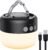 ZMNT LED Camping Lantern Rechargeable 1000LM, Up to 300H Running Time Camping Tent Light, 6700mAh Emergency Hanging Light for Hurricane, Power Outages, Home, Hiking, Water-Resistant, Black