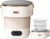 Portable Washing Machine,Mini Washer -20L Upgraded With Spin Basket,Small Clothes Folding Washing Machine Of Underwear, Baby And Small Clothes,Suitable For Home Apartments Dormitories, Hotels Beige